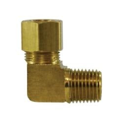 MIDLAND INDUSTRIES Midland Industries 18229B 90 Deg Barstock Elbow Brass