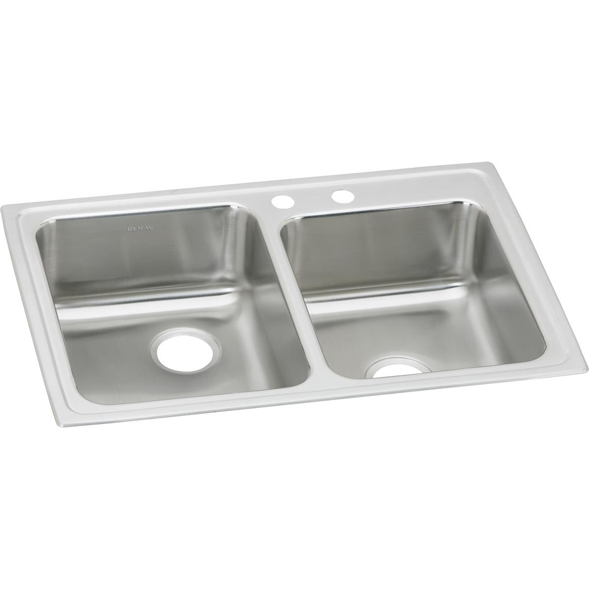 BSC PREFERRED Bsc Preferred LR2502 Drop-in Kitchen Sink Two Bowl