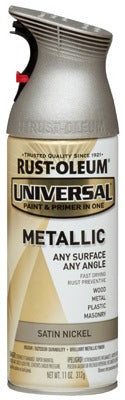 RUST-OLEUM Rust-oleum 249130 Satin Nickel Metallic Spray Paint 12 Oz