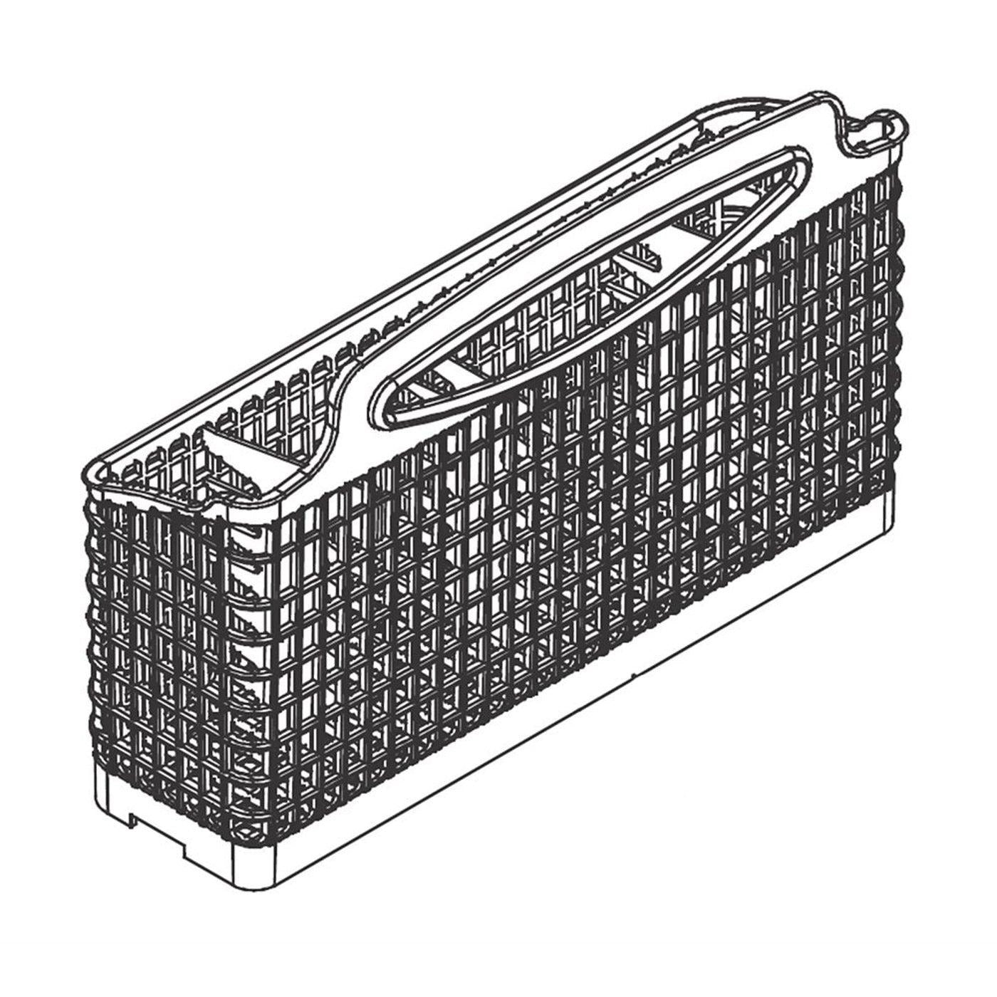FRIGIDAIRE Frigidaire 5304509753 dishwasher silverware basket 19.6 x 8.7 x 4 in replacement 154210401