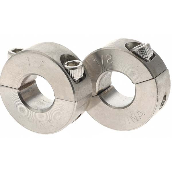 VALUE COLLECTION Value Collection KP2053 Shaft Clamp Collar 1.5 in Bore Ss 2pk