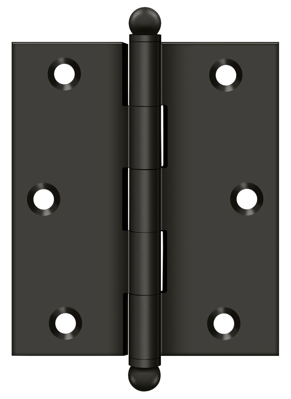 DELTANA Deltana CH3025U10B Door Hinge Ball Tips Oil Rubbed Bronze