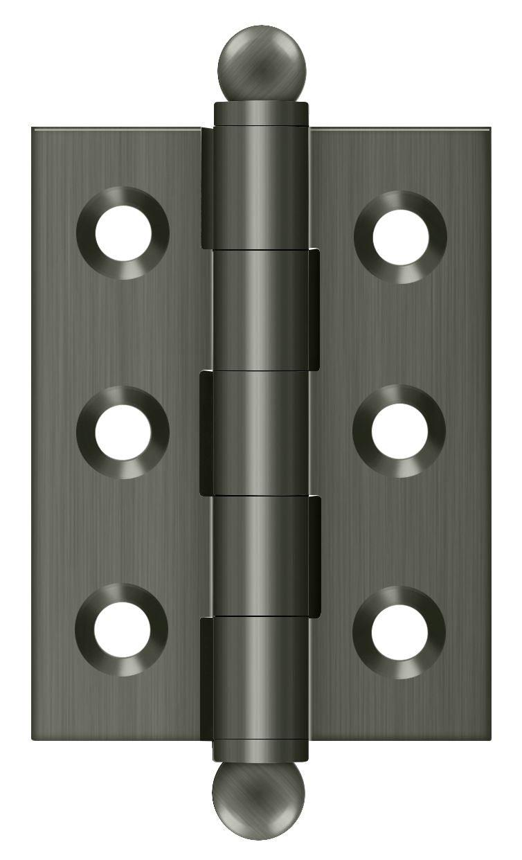 DELTANA Deltana CH2015U15A Ball Tip Hinge 2x1.5 in Antique Nickel