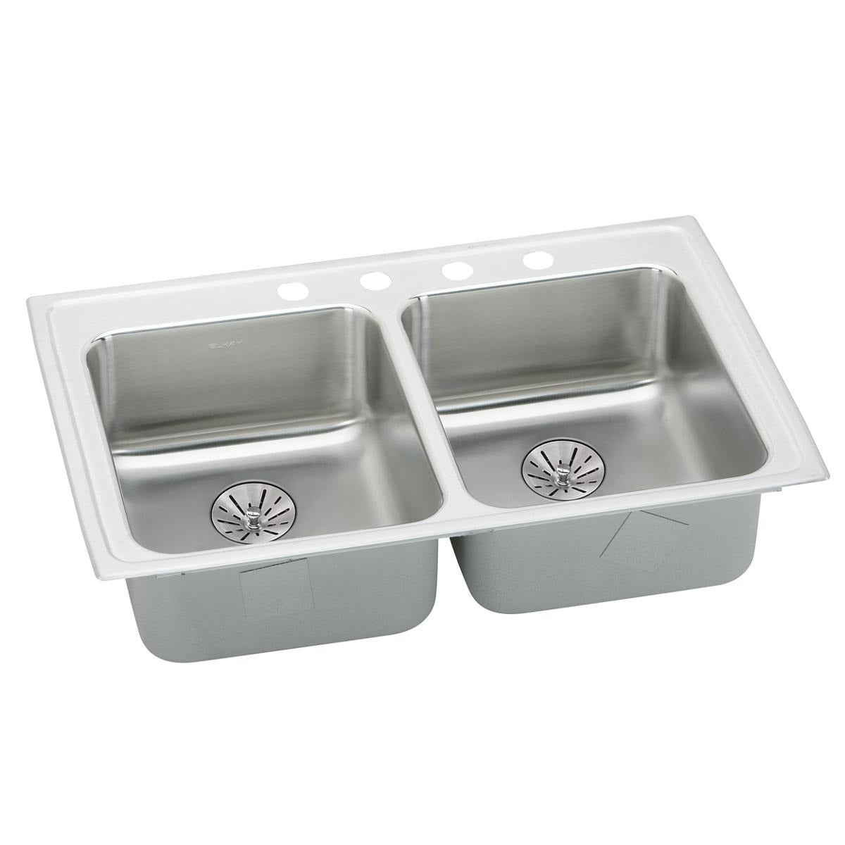 BSC PREFERRED Bsc Preferred LRADQ331965PD3 Double Bowl Sink 33in