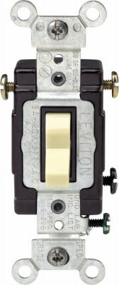 LEVITON Leviton Mfg Co C21-05503-LHI 3-way Lighted Toggle Switch
