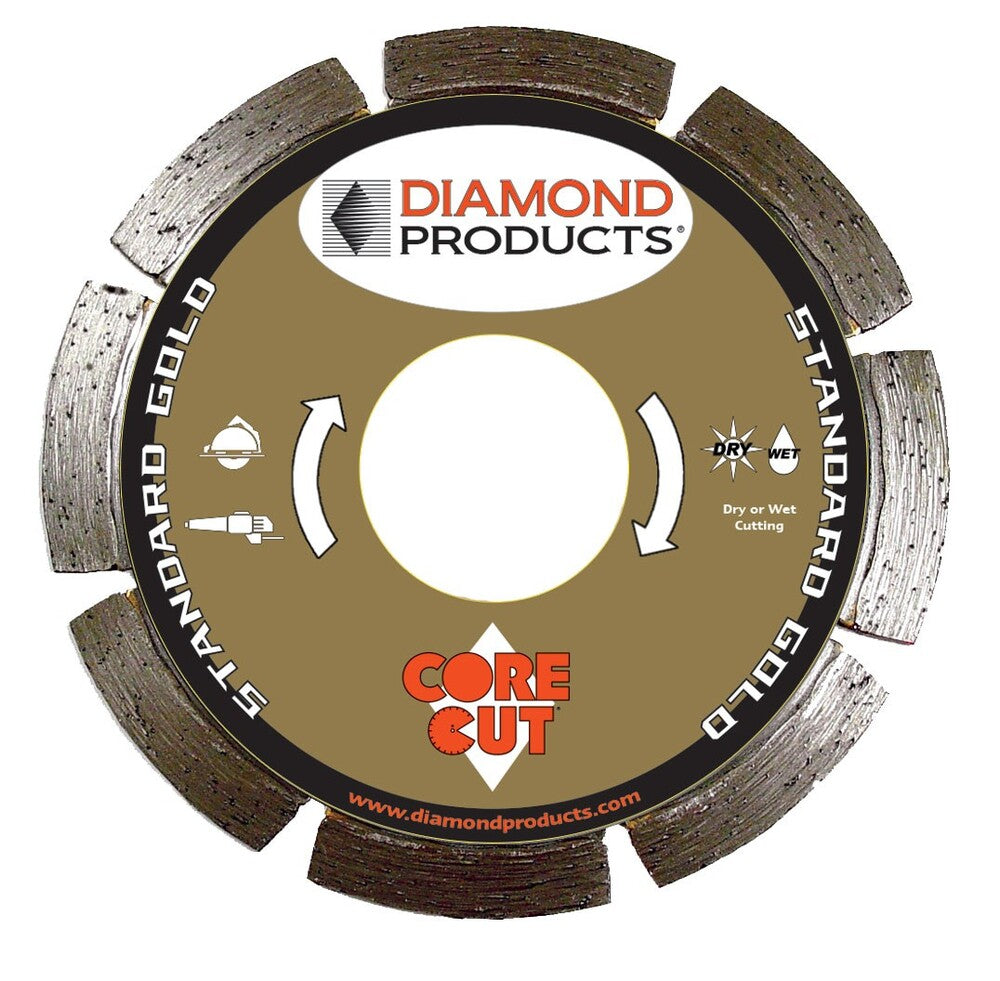 Diamond Products 11349 4-1/2X.070X7/8 Standard Gold Small Diameter Diamond Blade