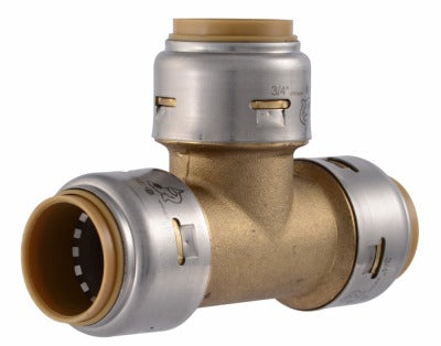 SHARKBITE Sharkbite U370LFA 3/4 Push Fit Lead Free Tee Fitting