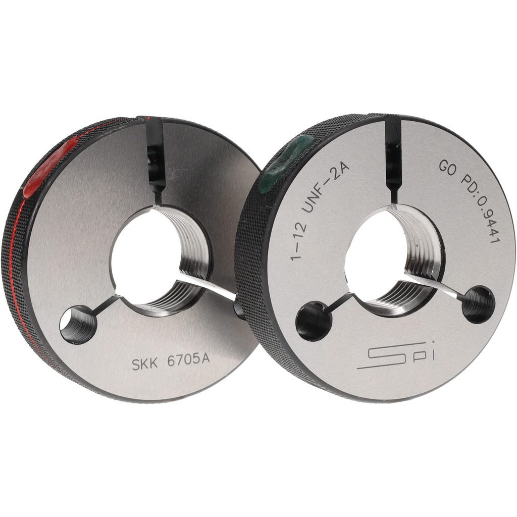 SPIROTHERM Spi 23-207-4 Threaded Ring Gage 1-12 Class 2A Go No Go