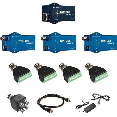 NVT PHYBRIDGE Nvt Phybridge NV-EC1701PLS-K3H Triple Eoc Utp Kit