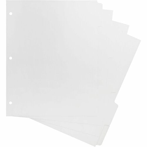 BUSINESS SOURCE Business Source BSN02077 Print-on Tab Dividers 5-tab 50pk