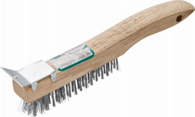 BSC PREFERRED Bsc Preferred 820402 Curved Wood Handle Wire Brush