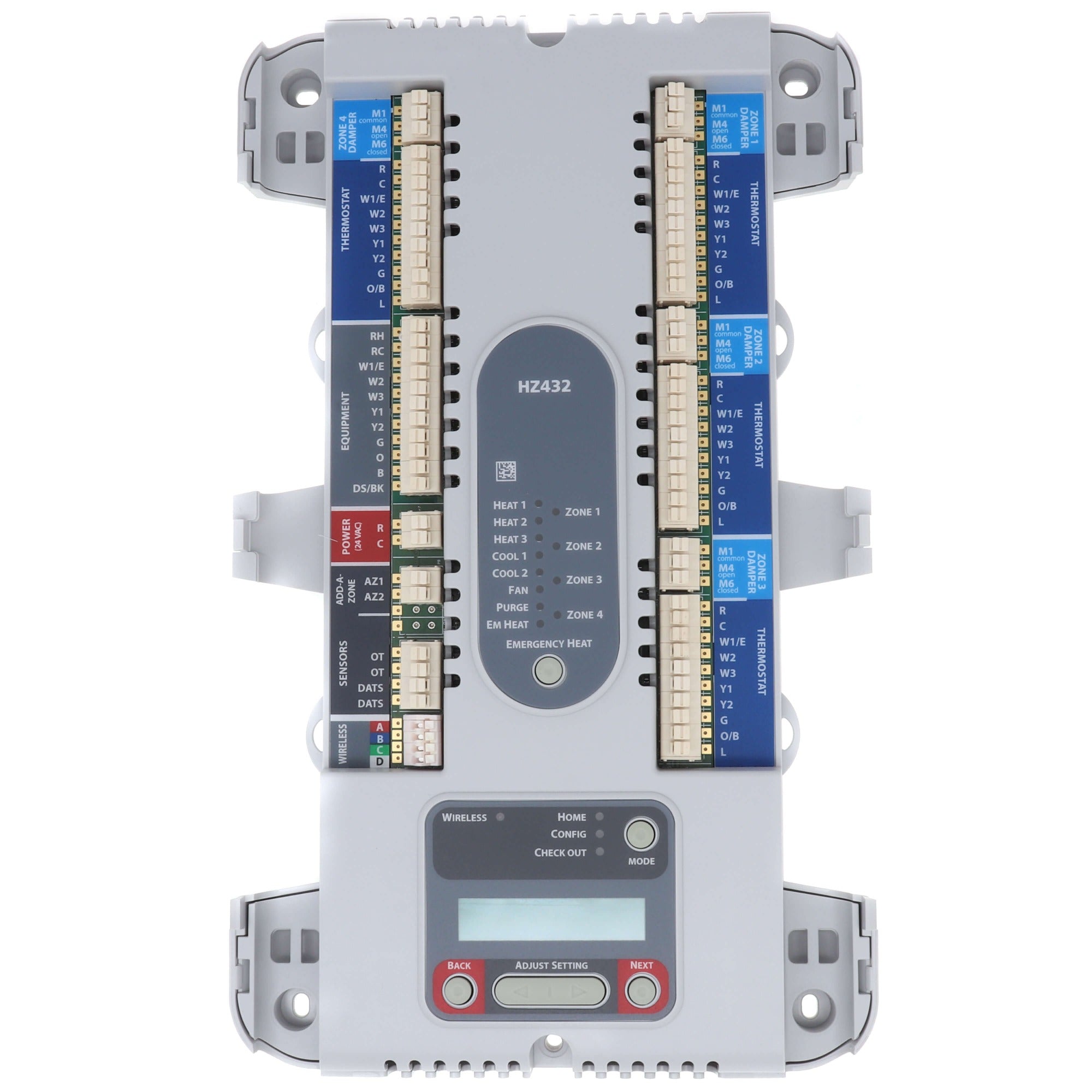 HONEYWELL HOME Honeywell Home HZ432 TrueZONE HZ432 Panel 24 V (4 Zones expandable to 32)