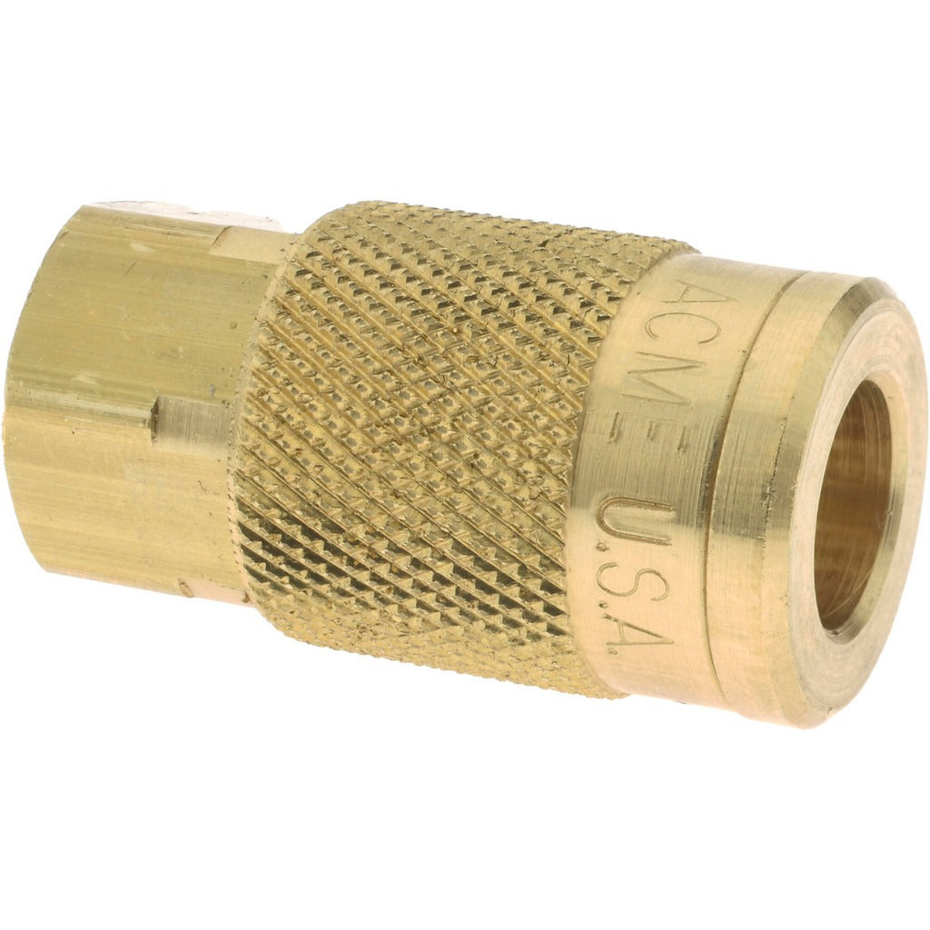 COILHOSE PNEUMATICS Coilhose Pneumatics A900B4F Pneumatic Coupler 1/4 Inch Brass