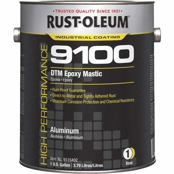 RUST-OLEUM Rust-oleum 9115402 Epoxy Mastic Coating 1 Gal Gloss Silver