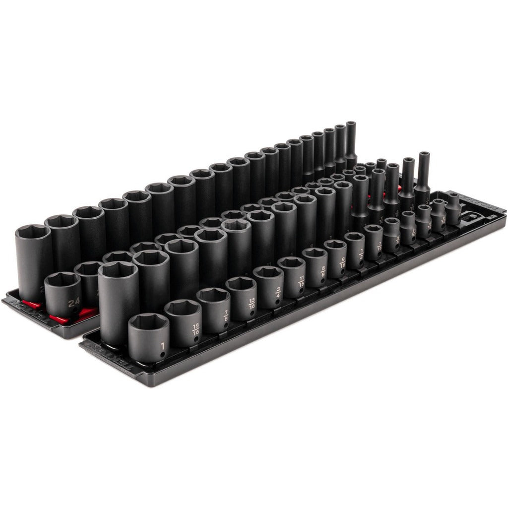 TEKTON Tekton SID91218 3/8 in Drive Impact Socket Set 68 Pc