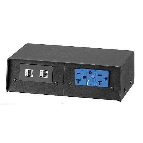 HUBBELL Hubbell Premise Wiring FR480BKA 4-gang Faceplate Pedestal