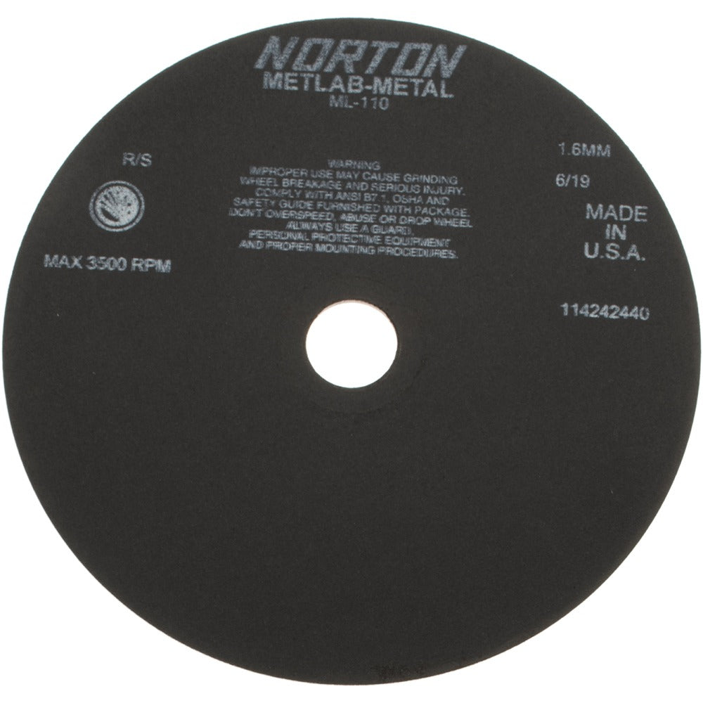 NORTON Norton 66253117879 Cutoff Wheel 10 in Aluminum Oxide Type 1