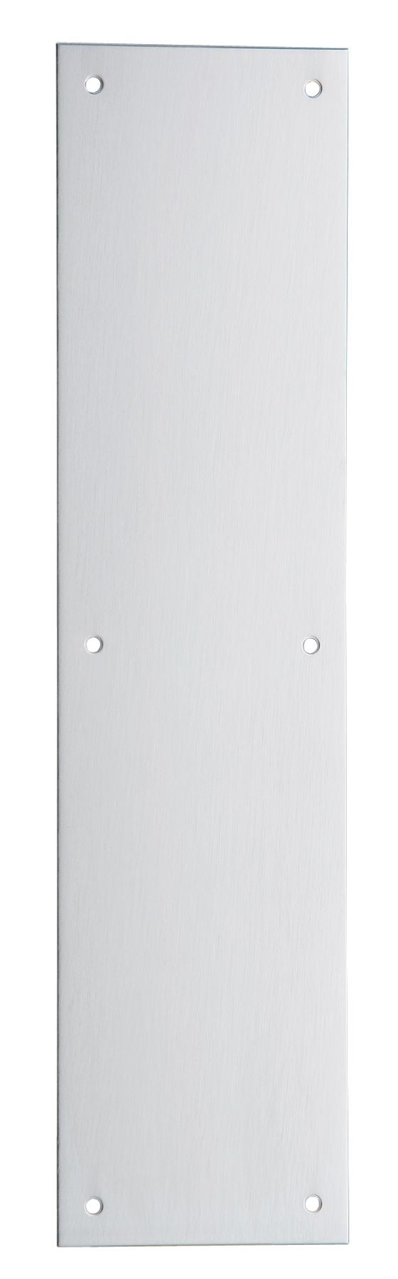 IVES Ives 820026D315 Push Plate 3.5 X 15.25 in Satin Chrome