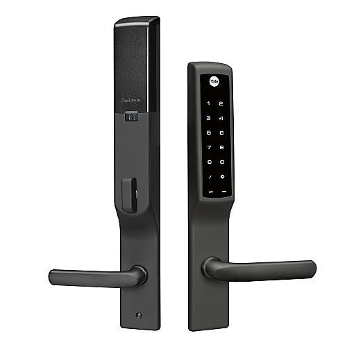 YALE Yale Residential YRM276-ZW2-BLK Smart Lock Lever Black Suede