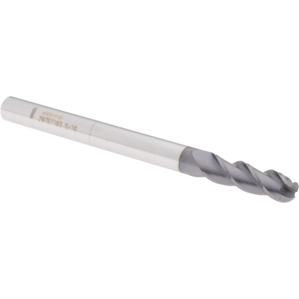 ACCUPRO Accupro 14788669 Ball End Mill 0.313 in 3 Flute Carbide