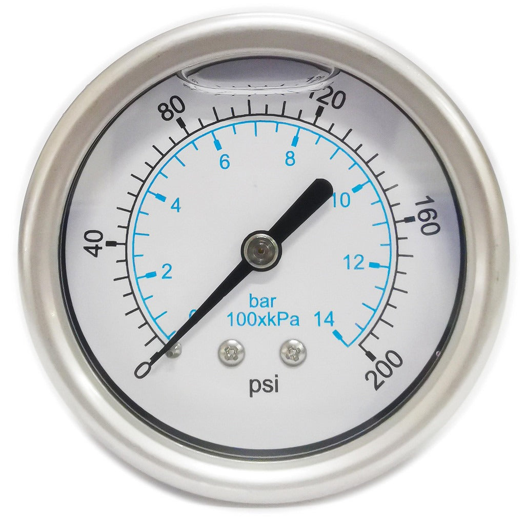 VALUE COLLECTION Value Collection 115AB25200 Pressure Gauge 200 Psi