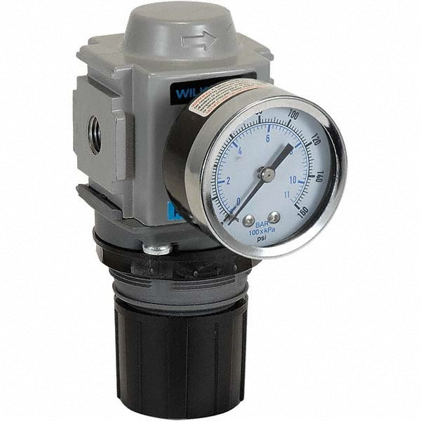 WILKERSON Wilkerson R18-04-F0G0B Compact Air Regulator 165 Cfm