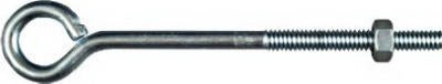 NATIONAL HARDWARE National Mfg N221-135 Zinc Eye Bolt 0.25x5 in 80 Lb 20-pack