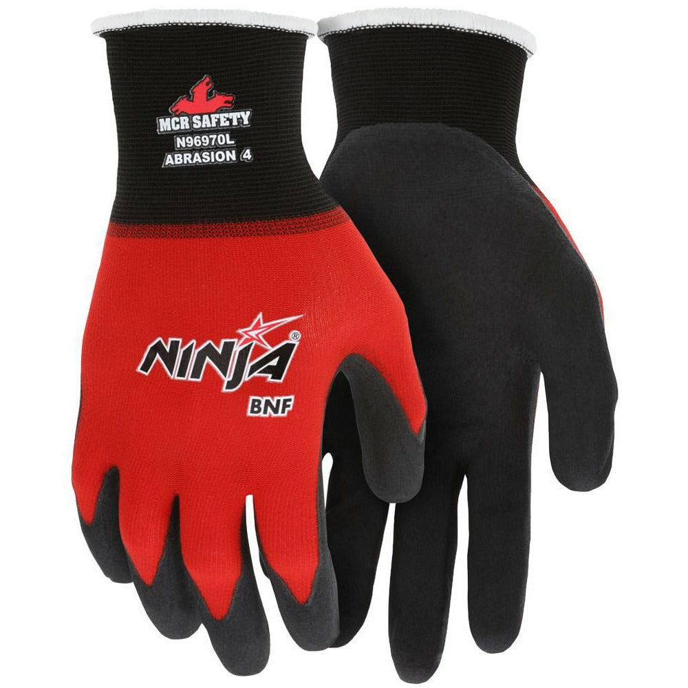 MCR SAFETY Mcr Safety N96970S Work Gloves Small Nitrile Coated