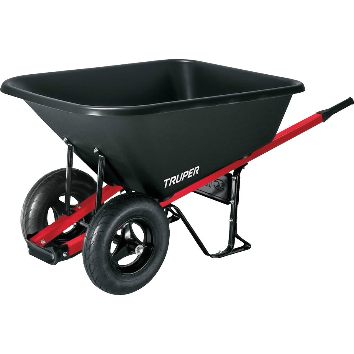 TRUPER Truper TP8 Poly Wheelbarrow 8 Cu Ft Contractor