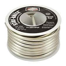 Harris BRGT61 Stay Brite Lead Free Solder, 1/8 in, 1 lb Spool