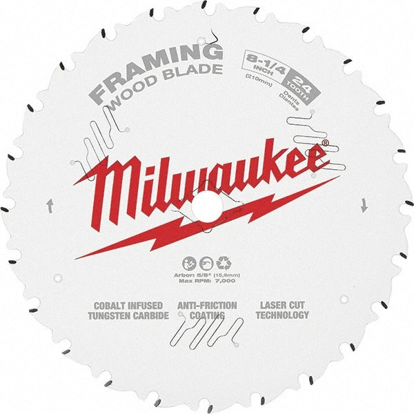 MILWAUKEE Milwaukee Tool 48-40-0820 Saw Blade 8-1/4 in 24T