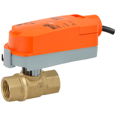 BELIMO Z2050QS-F+CQB24-3 ZoneTight Valve 0.5 Inch 2 Way 1.4 Cv Sweat Non-Spring 24V On/Off/Floating