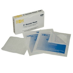 First Aid Only 3-001 Sterile Gauze Pad 3 in x 3 in 4/Box