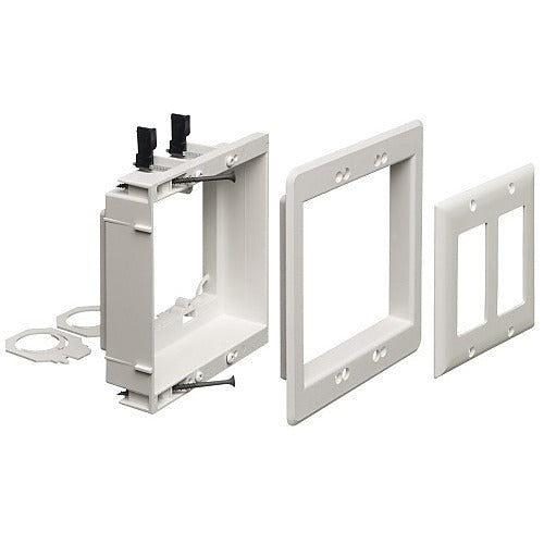 ARLINGTON Arlington Industries LVU2W 2-gang Recessed Lv Bracket