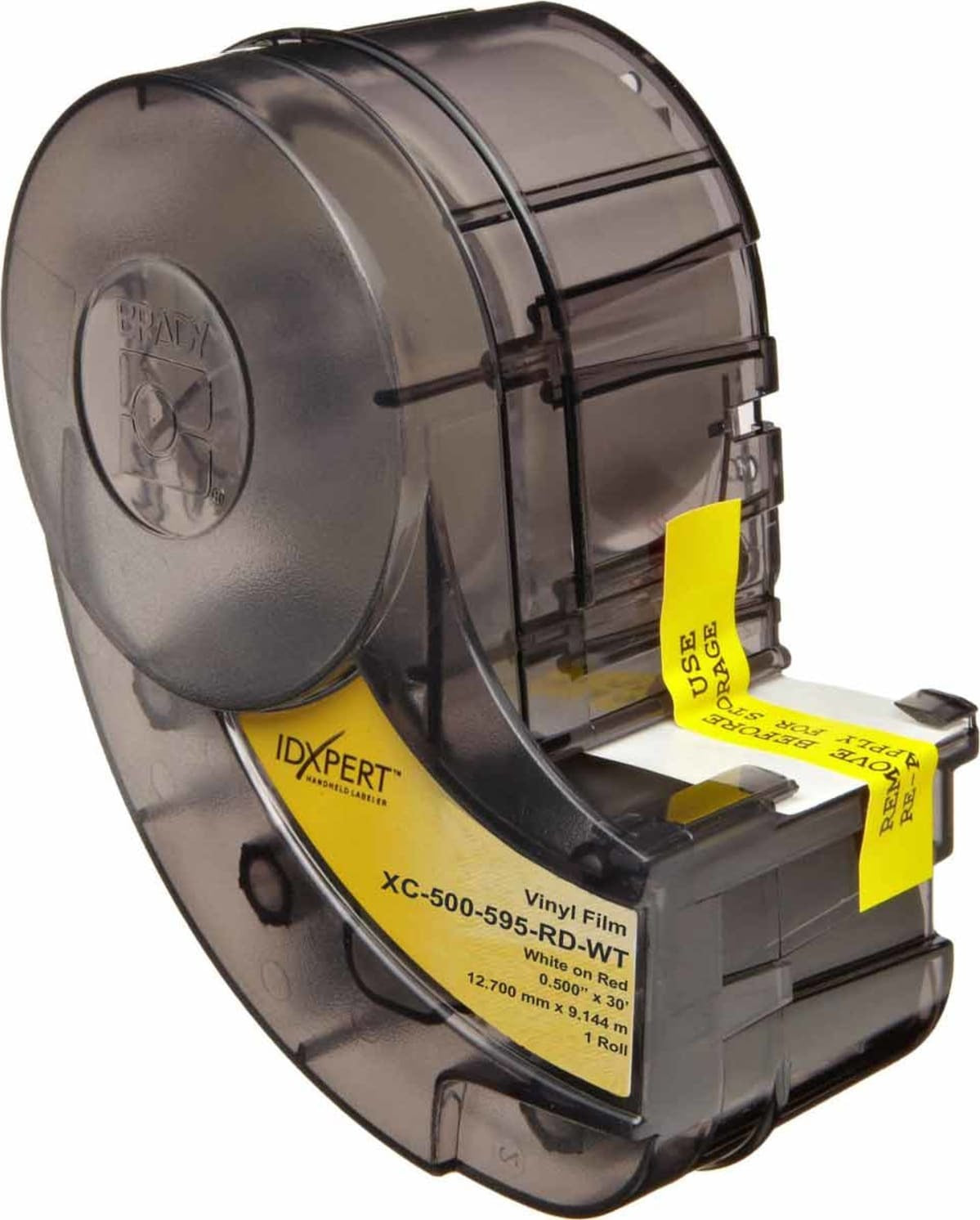 BRADY Brady XC-500-595-RD-WT Label Vinyl 0.5in x 30ft (30 ft Reel)