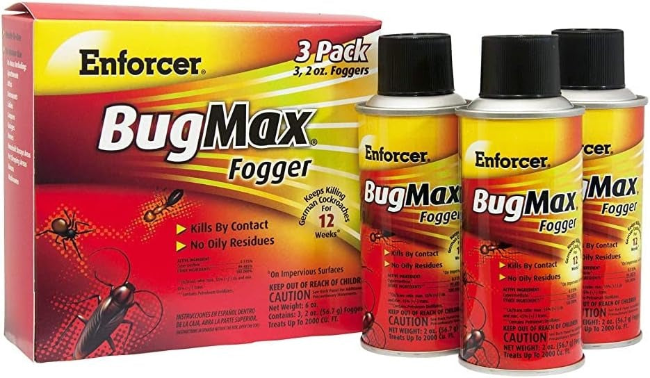 ENFORCER Enforcer EBMFOG2 BugMax Fogger 2 oz (12 Cans) EBMFOG2