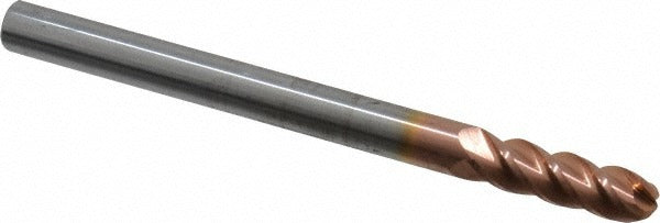 ACCUPRO Accupro 12184935 Ball End Mill 0.3125 in 4 Flute Carbide Ticn