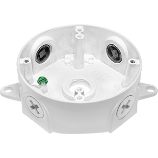 RAB RAB VXCA Weatherproof Round Box 1/2 Inch Holes