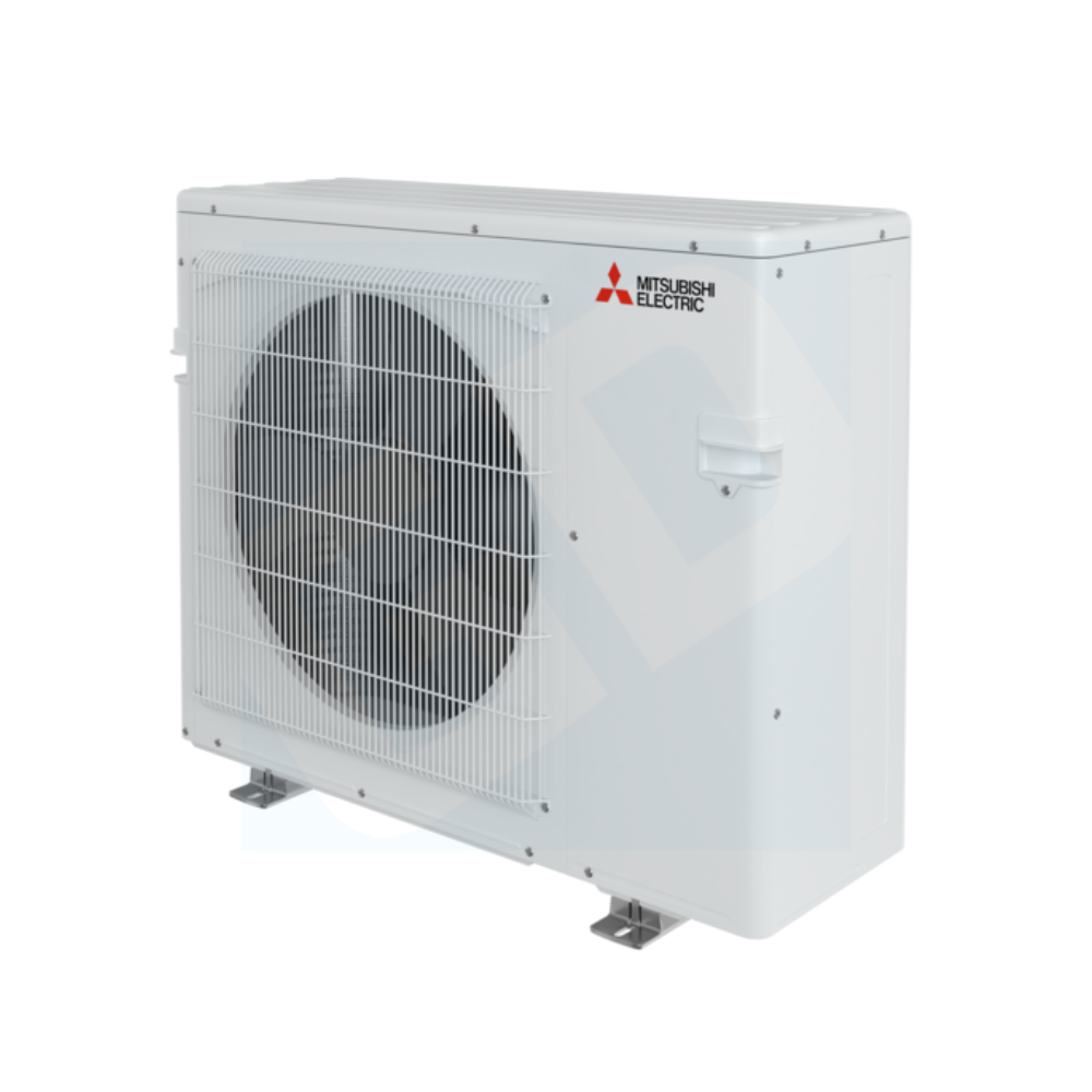 MITSUBISHI ELECTRIC Mitsubishi Multi-Zone 36400 BTU R-454B 20 SEER2 2-Zone 1-Way Ceiling Cassette Mini Split Heat Pump System - 6K+18K