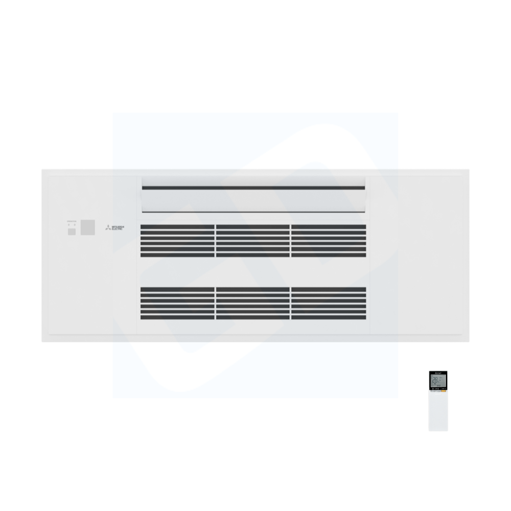 Mitsubishi Multi-Zone 36400 BTU R-454B 20 SEER2 3-Zone 1-Way Ceiling C ...