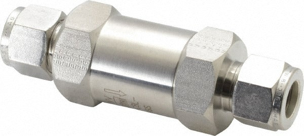 PARKER Parker 8A-C8L-1-SS Check Valve 1/2 in Compression Ss