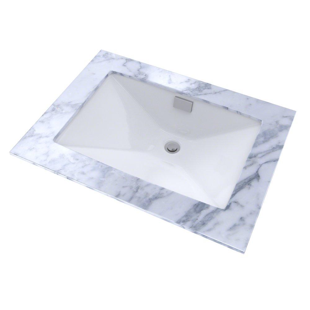 Toto LT931#01 Lloyd Rectangular Undermount Bathroom Sink Cotton White