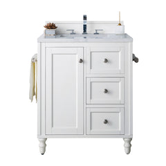 James Martin Vanities 301-V30-BW Copper Cove Encore 30 Single Vanity Bright White