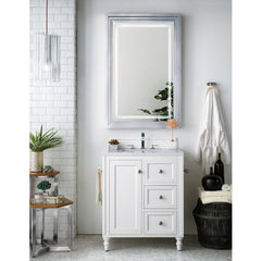 James Martin Vanities 301-V30-BW Copper Cove Encore 30 Single Vanity Bright White