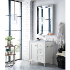 James Martin Vanities 301-V30-BW Copper Cove Encore 30 Single Vanity Bright White