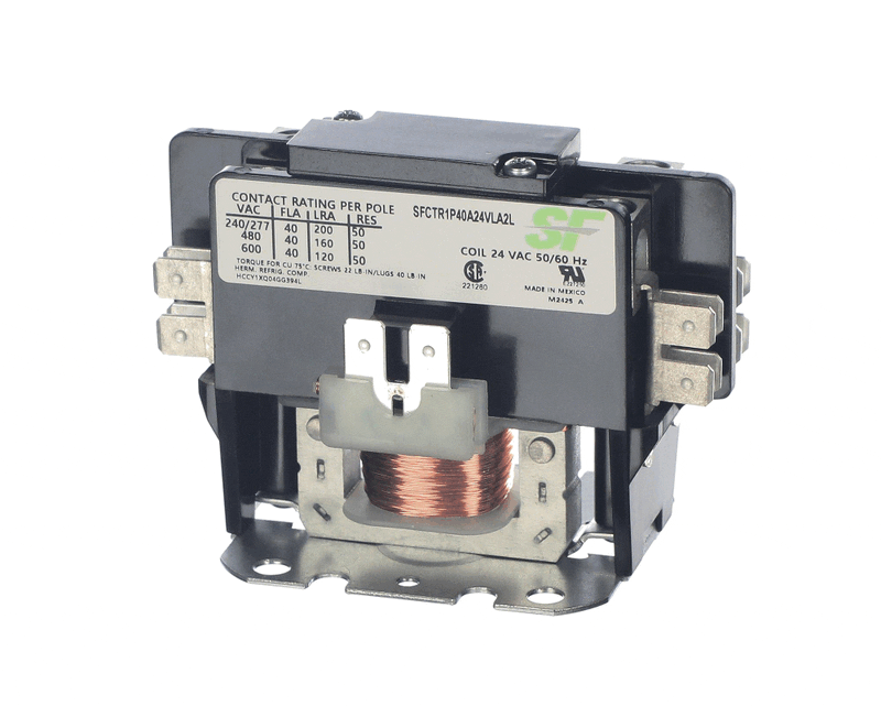TRANE Trane SFCTR1P40A24VLA2L Contactor 40A (1 Pole) Replacement SFCTR1P40A24VLA2L