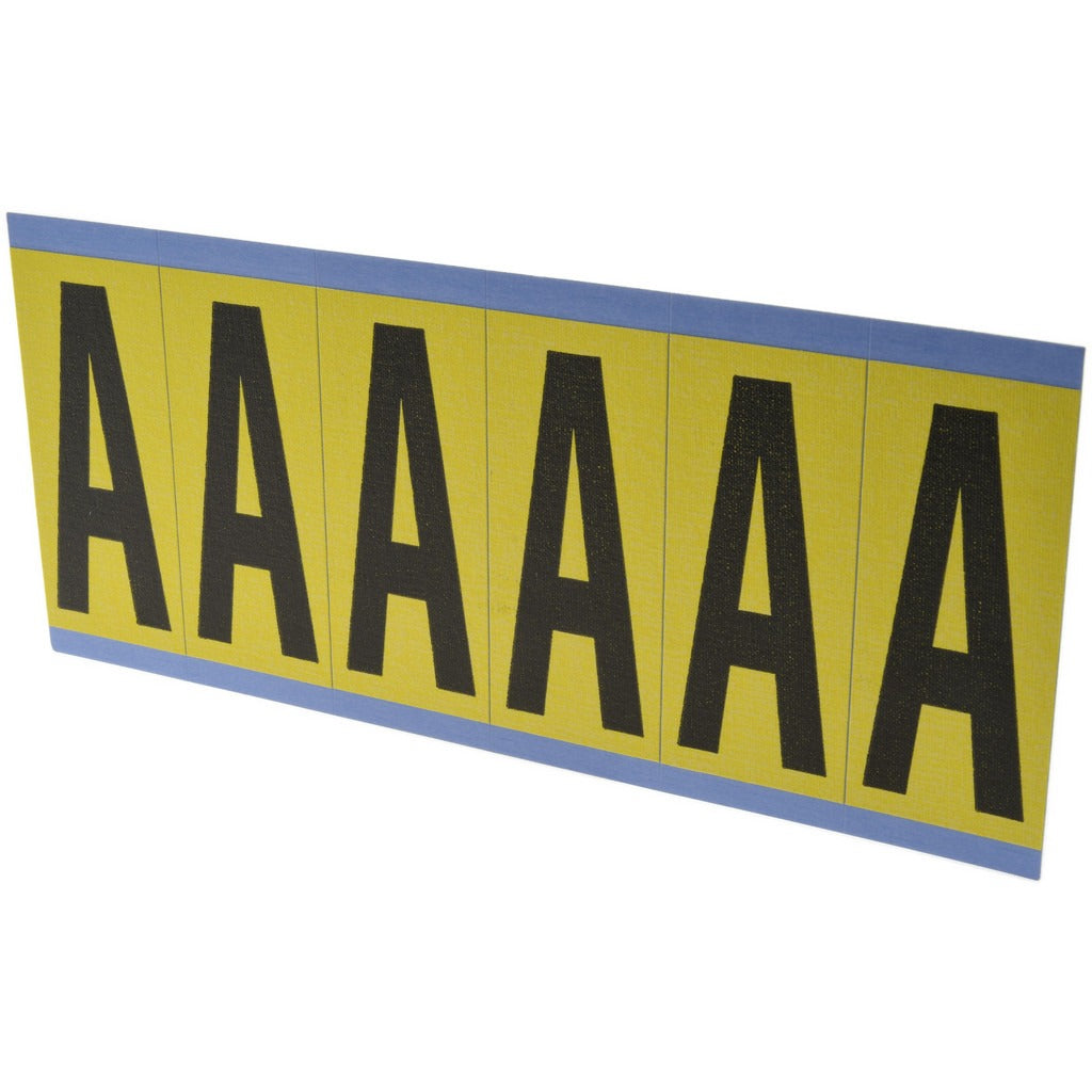 STRANCO Stranco SB6-A Letter Label a Rectangle Vinyl
