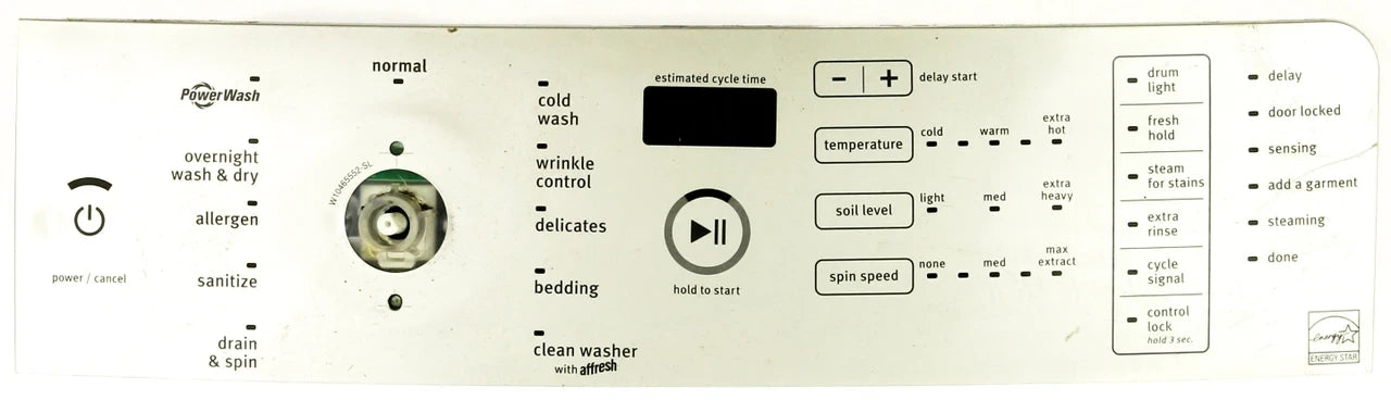 WHIRLPOOL Whirlpool W10575706 Washer Control Panel (Replacement AZ60848 KMV550)