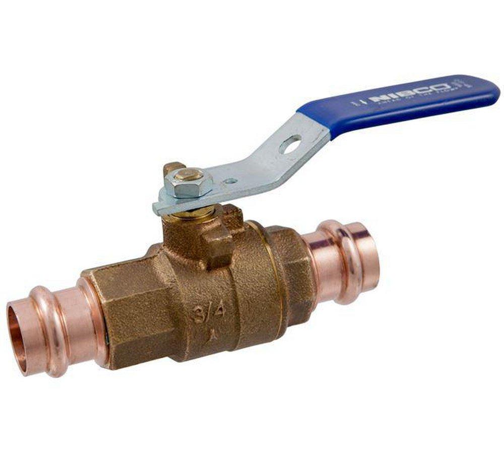 NIBCO NF84C0A PC-585-70 1 in DZR Bronze Full Port Press 250# Ball Valve