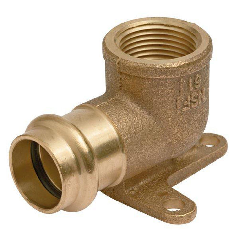 NIBCO B066850PC 1/2 in. Press x FNPT Cast Bronze 90 Degree Drop Elbow